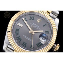 Datejust 41mm 126333 904L YG/SS/Fly/Jub Slate Grey/Rmn EWE A3235