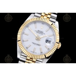 Datejust 41mm 126333 904L YG/SS/Fly/Jub White/Stk EWE A3235