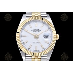 Datejust 41mm 126333 904L YG/SS/Fly/Jub White/Stk EWE A3235