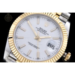 Datejust 41mm 126333 904L YG/SS/Fly/Jub White/Stk EWE A3235