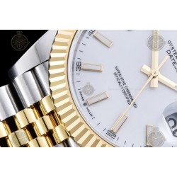 Datejust 41mm 126333 904L YG/SS/Fly/Jub White/Stk EWE A3235