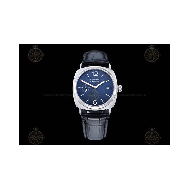 PAM01293 Radiomir Quaranta 40mm SS/LE Blue/Stk TTF A7750