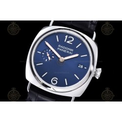 PAM01293 Radiomir Quaranta 40mm SS/LE Blue/Stk TTF A7750