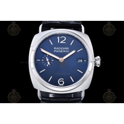 PAM01293 Radiomir Quaranta 40mm SS/LE Blue/Stk TTF A7750