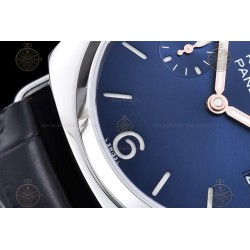 PAM01293 Radiomir Quaranta 40mm SS/LE Blue/Stk TTF A7750