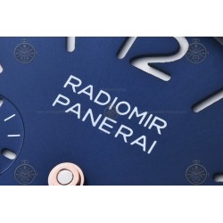 PAM01293 Radiomir Quaranta 40mm SS/LE Blue/Stk TTF A7750