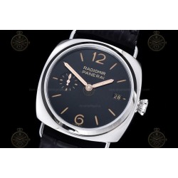 PAM01294 Radiomir 40mm SS/LE Black/Stk TTF A7750