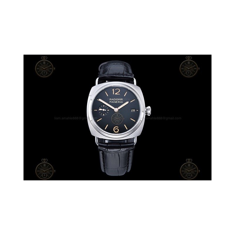 PAM01294 Radiomir 40mm SS/LE Black/Stk TTF A7750