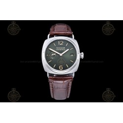 PAM01386 Radiomir 40mm SS/LE Green/Stk TTF A7750