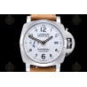 PAM01499 Luminor 1950 3 Days SS/LE White/Num TTF A7750