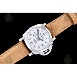 PAM01499 Luminor 1950 3 Days SS/LE White/Num TTF A7750