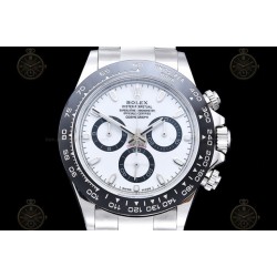 Daytona 116500 904L SS/Cer White/Stk N6F DD4801