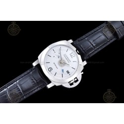 PAM01367 Luminor Quaranta BiTempo 40mm SS/LE White/Stk VSF P900