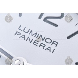 PAM01367 Luminor Quaranta BiTempo 40mm SS/LE White/Stk VSF P900