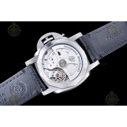 PAM01367 Luminor Quaranta BiTempo 40mm SS/LE White/Stk VSF P900