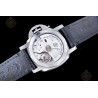 PAM01367 Luminor Quaranta BiTempo 40mm SS/LE White/Stk VSF P900