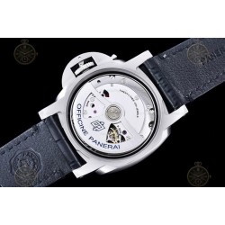 PAM01367 Luminor Quaranta BiTempo 40mm SS/LE White/Stk VSF P900