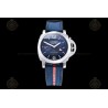 PAM01404 Luminor Quaranta BiTempo Luna Rossa 40mm SS/NY Blue/Stk VSF P900