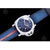 PAM01404 Luminor Quaranta BiTempo Luna Rossa 40mm SS/NY Blue/Stk VSF P900