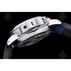 PAM01404 Luminor Quaranta BiTempo Luna Rossa 40mm SS/NY Blue/Stk VSF P900