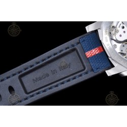 PAM01404 Luminor Quaranta BiTempo Luna Rossa 40mm SS/NY Blue/Stk VSF P900