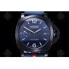 PAM01408 Luminor Quaranta BiTempo Luna Rossa 40mm DLC/NY Blue/Stk VSF P900