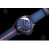 PAM01408 Luminor Quaranta BiTempo Luna Rossa 40mm DLC/NY Blue/Stk VSF P900