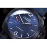 PAM01408 Luminor Quaranta BiTempo Luna Rossa 40mm DLC/NY Blue/Stk VSF P900