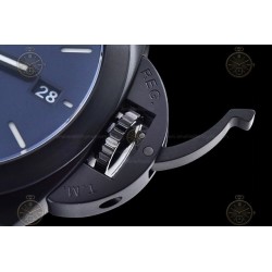 PAM01408 Luminor Quaranta BiTempo Luna Rossa 40mm DLC/NY Blue/Stk VSF P900