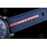 PAM01408 Luminor Quaranta BiTempo Luna Rossa 40mm DLC/NY Blue/Stk VSF P900