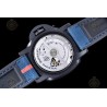 PAM01408 Luminor Quaranta BiTempo Luna Rossa 40mm DLC/NY Blue/Stk VSF P900