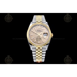 Datejust 36mm 904L YG/SS/Flt/Jub Palm Motiff/Stk VSF VS3235