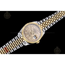 Datejust 36mm 904L YG/SS/Flt/Jub Palm Motiff/Stk VSF VS3235