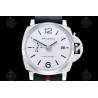 PAM01381 Luminor Due 42mm SS/NY White/Stk VSF P900