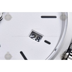 PAM01381 Luminor Due 42mm SS/NY White/Stk VSF P900