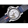 PAM01507 Submersible GMT Luna Rossa 42mm TI/NY Blue/Dot VSF P900