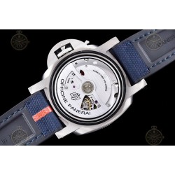 PAM01507 Submersible GMT Luna Rossa 42mm TI/NY Blue/Dot VSF P900