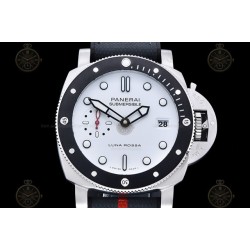 PAM01579 Submersible Luna Rossa SS/NY White/Dot VSF P900