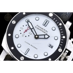 PAM01579 Submersible Luna Rossa SS/NY White/Dot VSF P900