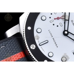 PAM01579 Submersible Luna Rossa SS/NY White/Dot VSF P900