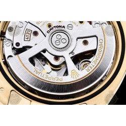 Daytona 126508 904L YG Gold/Black/Stk Clean SH4131