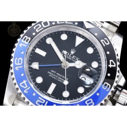 GMT-Master II 116710BLNR 904L SS/Jub Black/Dot Noob VR3186