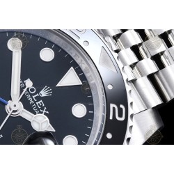 GMT-Master II 116710BLNR 904L SS/Jub Black/Dot Noob VR3186