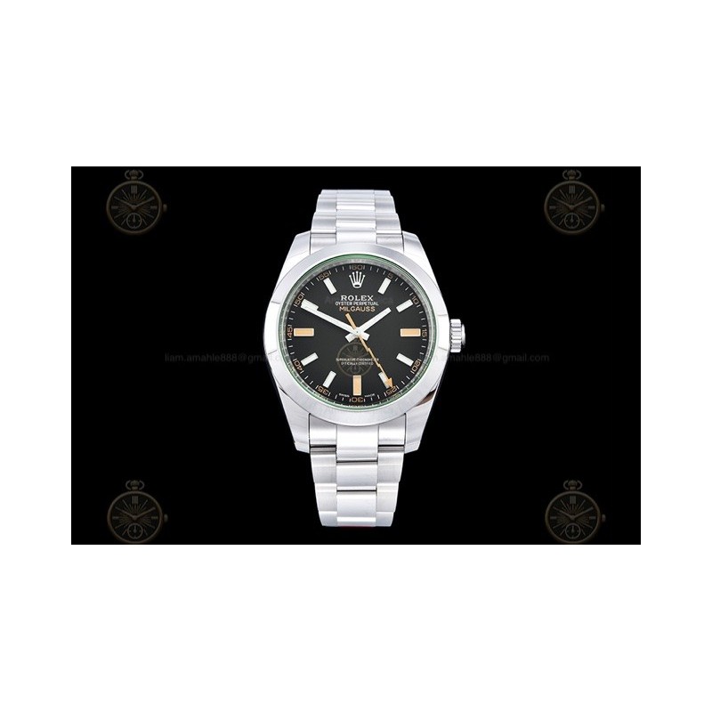 Milgauss 116400GV 904L SS Black/Stk VSF VS3131