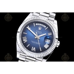 Day-Date 40mm 904L Wtd WG/Flt/Pres Blue Ombre/Rmn/Stk THB VR3255