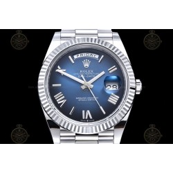 Day-Date 40mm 904L Wtd WG/Flt/Pres Blue Ombre/Rmn/Stk THB VR3255