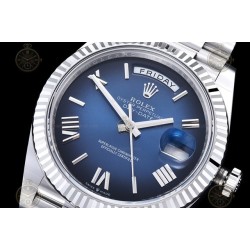 Day-Date 40mm 904L Wtd WG/Flt/Pres Blue Ombre/Rmn/Stk THB VR3255