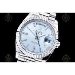 Day-Date 40mm 904L Wtd WG/Flt/Pres Ice Blue/B.Dia THB VR3255