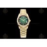 Day-Date 40mm 904L Wtd YG/Flt/Pres Ombre Green/Rmn/Stk THB VR3255