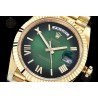 Day-Date 40mm 904L Wtd YG/Flt/Pres Ombre Green/Rmn/Stk THB VR3255